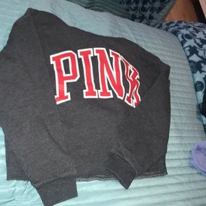 Cropped PINK hoodie